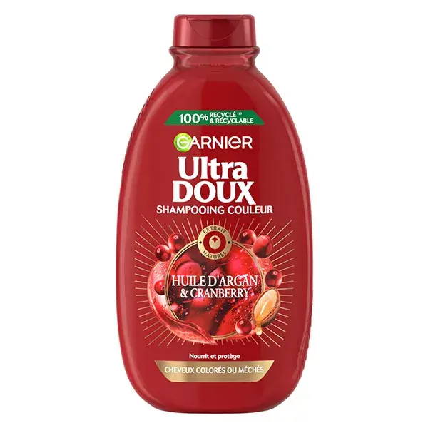 Garnier Ultra Doux Shampoing Couleur Argan Cranberry 400ml