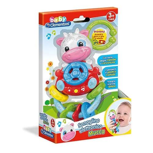 Clementoni Baby Sonaglino Elettrico Mucca +3m