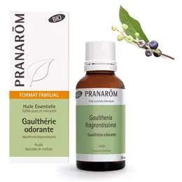 Pranarom Huile Essentielle Gaulthérie Odorante Bio 30ml