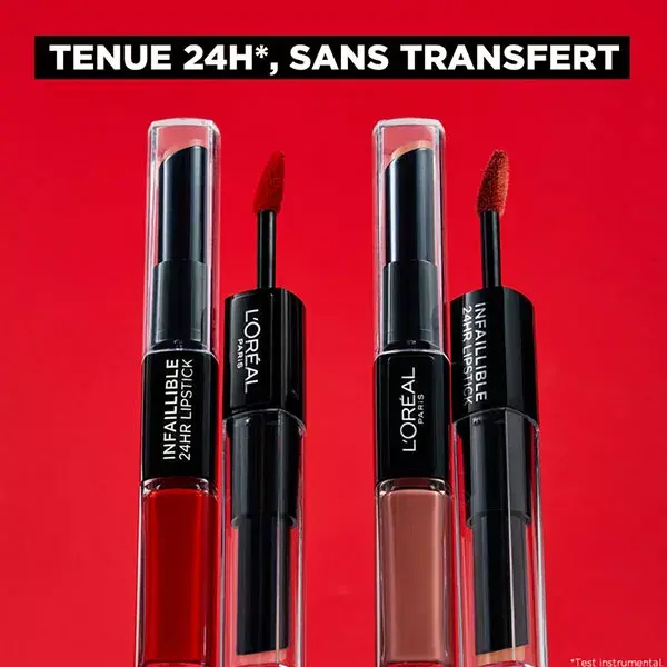 L'Oréal Paris Infaillible 24h Rouge à Lèvres Duo N°701 Captivated By Car 5,6ml
