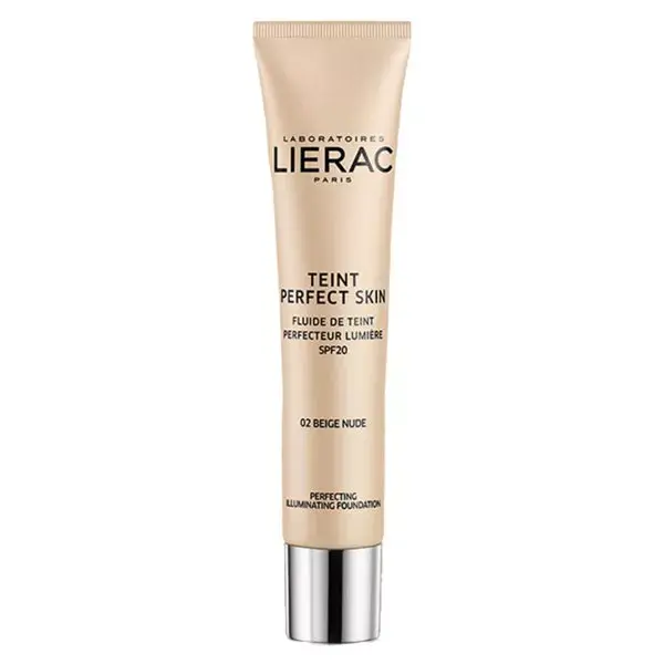 Lierac Teint Perfect Skin Fluide de Teint Perfecteur Lumière SPF20 N°02 Beige Nude 30ml