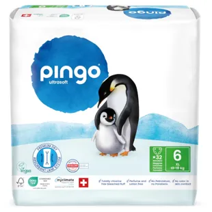 Pingo Eco-Friendly Diapers Size 6 XL (13-18 kg) 32 units
