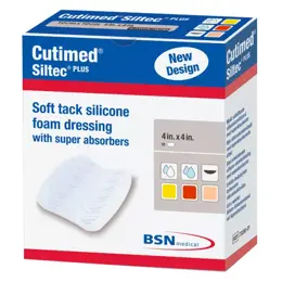 BSN Médical Cutimed Siltec+ Pansement 15x15cm 10 Unités