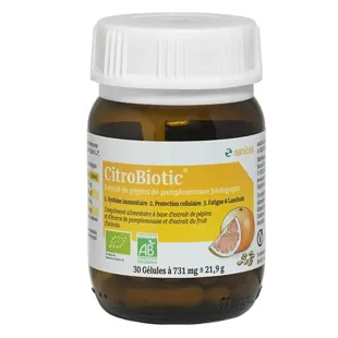 Citrobiotic Estratto di Semi di Pompelmo Bio 30 compresse