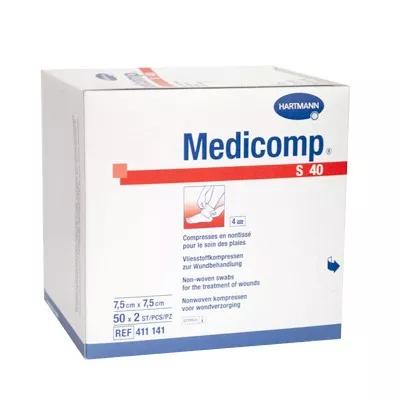 MEDICOMP comprime a las bolsas no tejida 7,5 x 7,5 cm 50