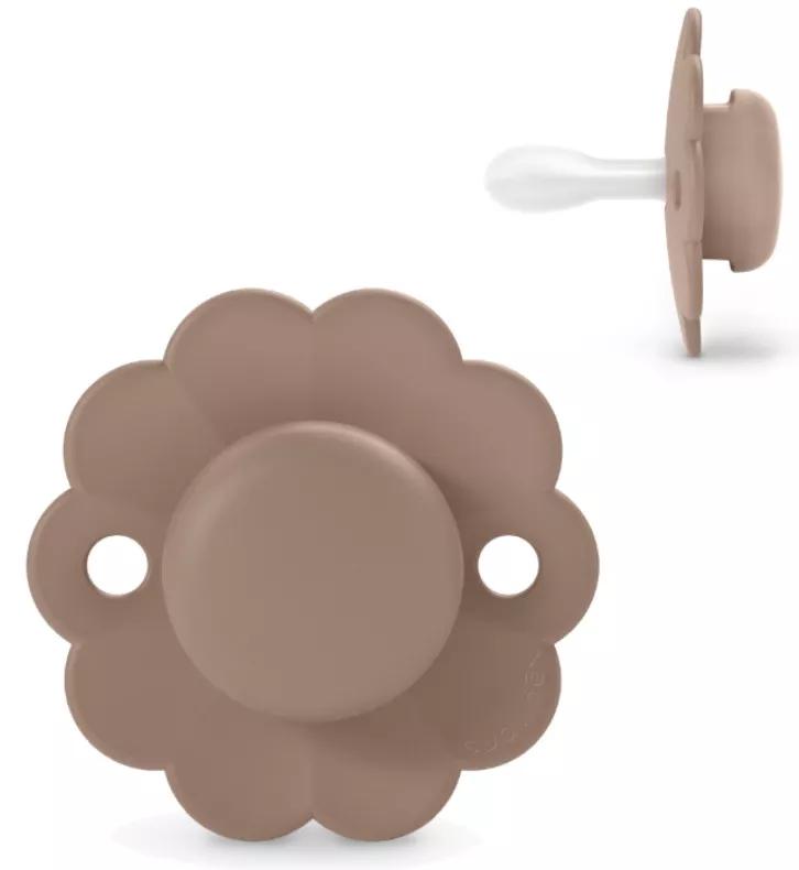 Suavinex Wonder Umber Fopspeen Fysiologische Siliconen Speen SX Pro Plat en Flexibel 6-18m