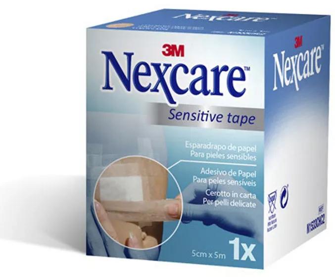 3M Nexcare Esparadrapo Papel Pele 5 m x 5 cm 1 un