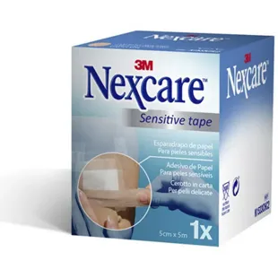 Fita de papel branco Nexcare 5m x 5cm