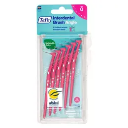 TePe Brossette Interdentaire Angle Eco-Responsable ISO 0 / 0,4mm 6 brossettes