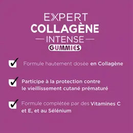 Forté Pharma Expert Collagène Intense Gummies Collagen 30 gummies Fruits Rouges