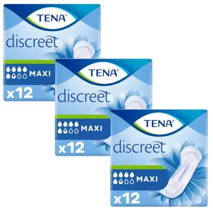 TENA Discreet Maxi Women 3x12 pcs