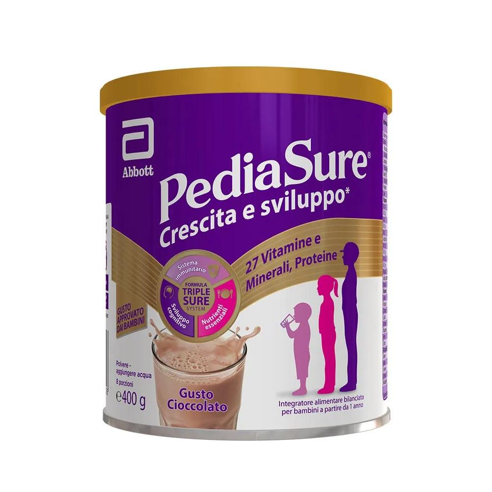 Pediasure Crescita E Sviluppo Integratore Alimentare per Bambini Cioccolato 400g