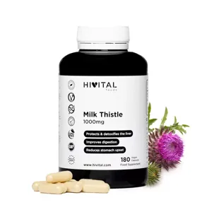 Hivital Milk Thistle 1000mg 180 Vegan Capsules