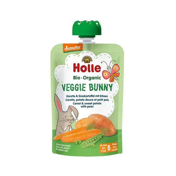 Holle Bio Batido de Zanahoria, Boniato y Guisantes +6m 100g