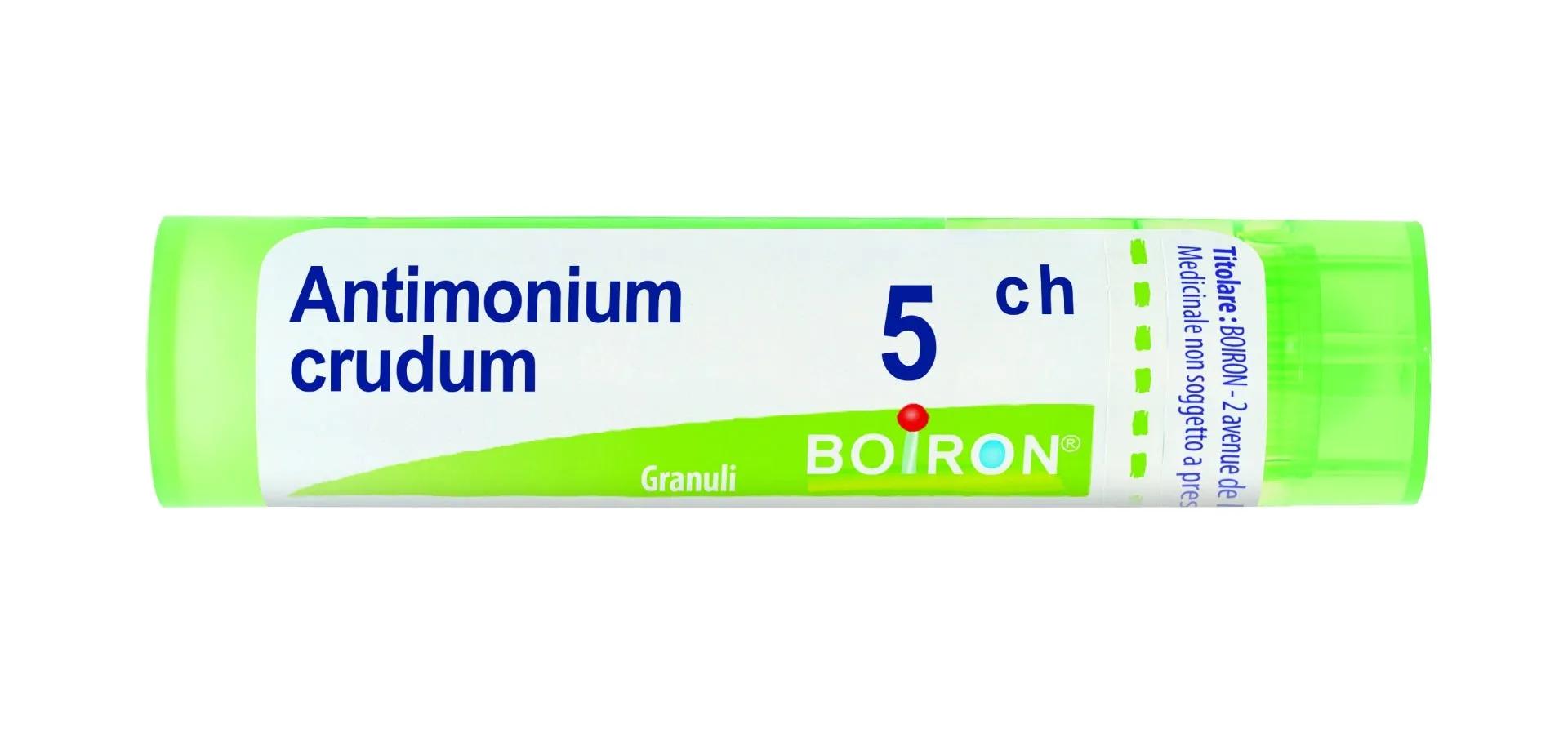 Boiron Antimonium Crudum 5CH Granuli Tubo