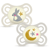 MAM Perfect Night Pacifier Neutral Shiny 2-6m 2 pcs
