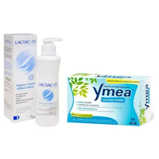 Lactacyd Intimate Hygiene Moisturizer 250 ml + Ymea Menopause Flat Belly 64 Capsules