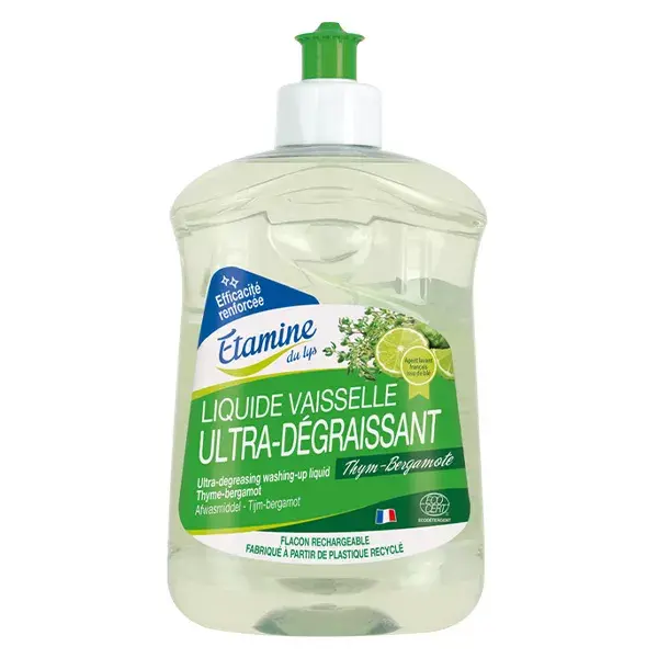 Etamine du Lys Liquide Vaisselle Ultra Dégraissant Thym Bergamote 500ml