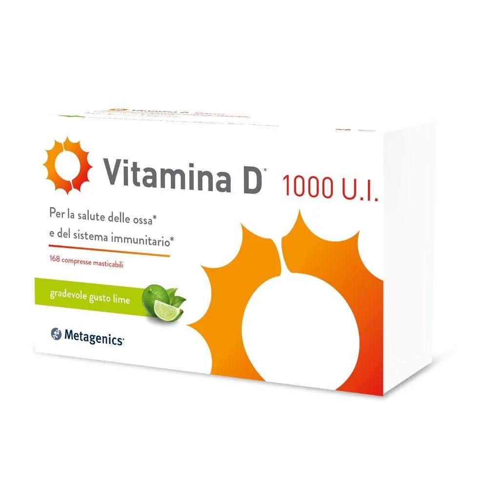 Metagenics Vitamina D 1000 U.I. Integratore Sistema Immunitario E Ossa 168 Compresse