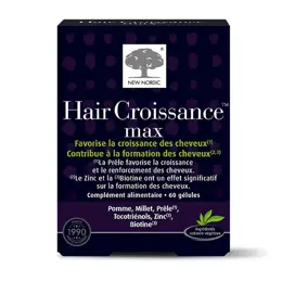 NEW NORDIC Hair Croissance Max 60 Gélules