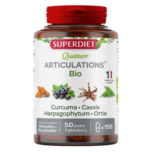 Superdiet Quatuor Articulation Bio 150 gélules
