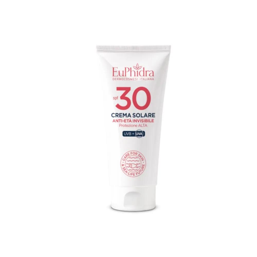 Euphidra Crema Solare Anti-Età Invisibile SPF 30 Protezione Alta 50 ml