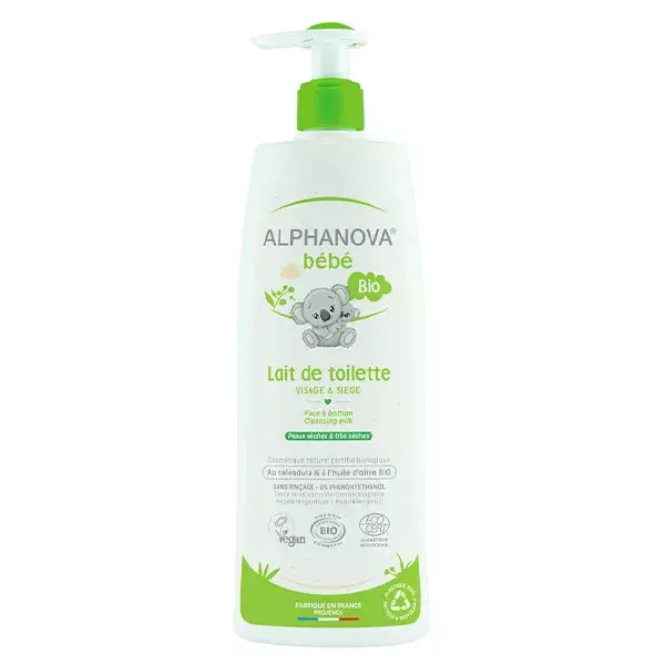 Alphanova Organic Baby Cleansing Lotion 500ml 