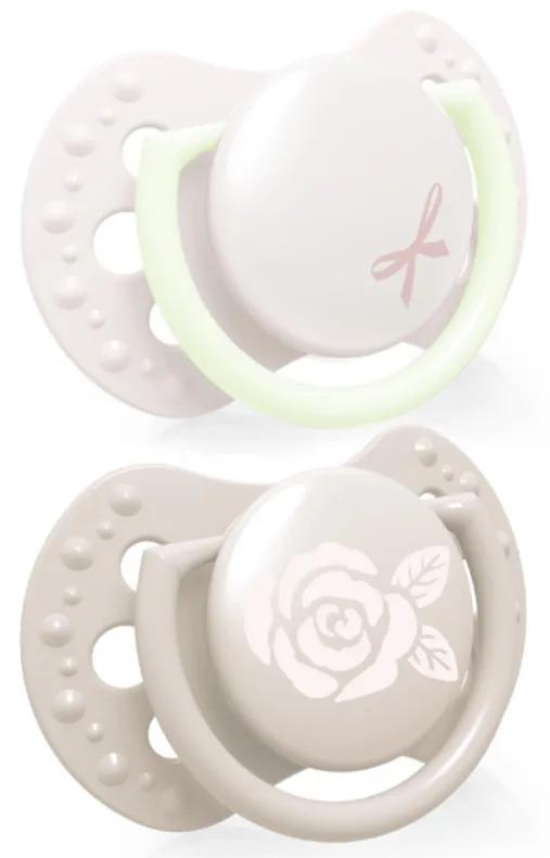 Lovi Mini Dynamic Schnuller Babyparty Rosa 0–2 Monate 2 Einheiten