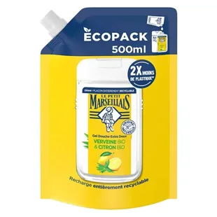 Le Petit Marseillais Ricarica gel doccia extra delicato Verbena e limone bio 500 ml