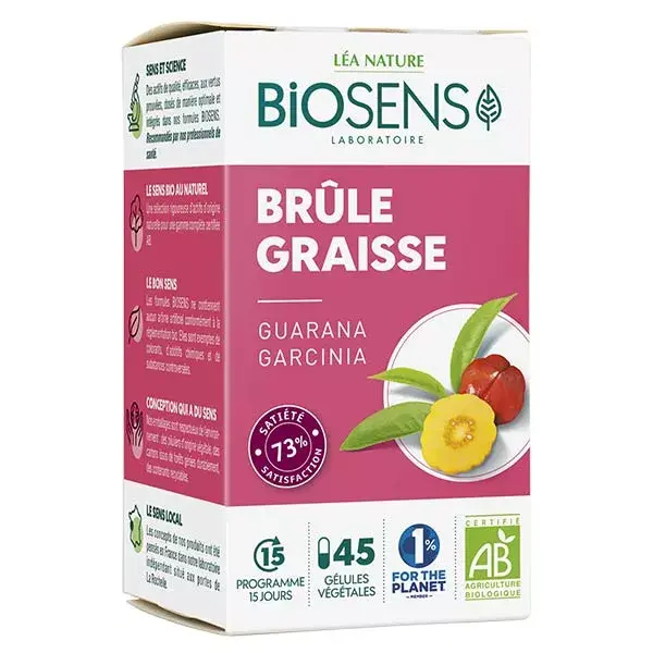 Biosens Brûle-Graisse Bio 45 gélules végétales