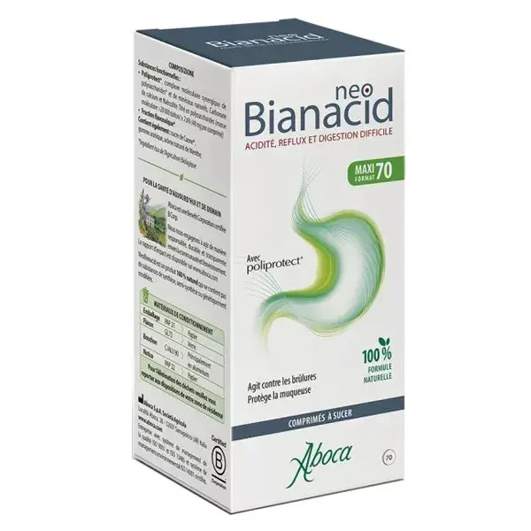 Aboca Neo Bianacid 70 comprimés