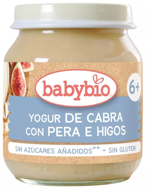 Babybio Goat Milk Yogurt with Pear and Figs +6m 130 gr