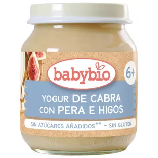 Babybio Yaourt Au Lait De Chèvre Poire Et Figues +6m 130 gr
