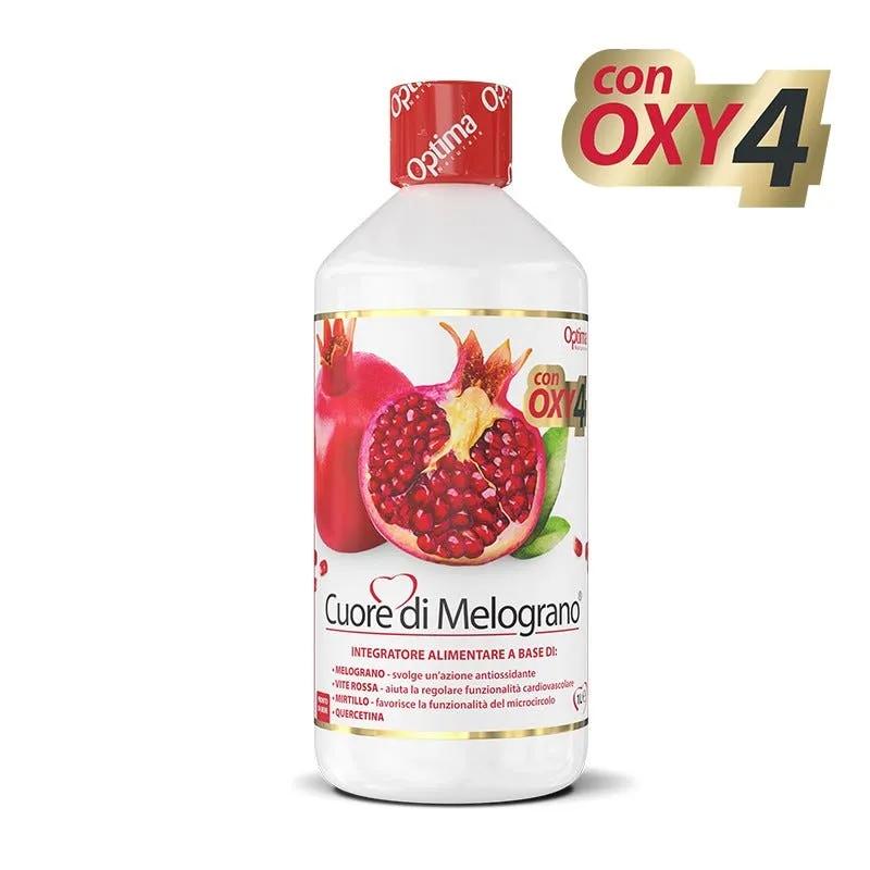 Optima Cuore di Melograno Oxy4 Integratore Antiossidante 1 Litro