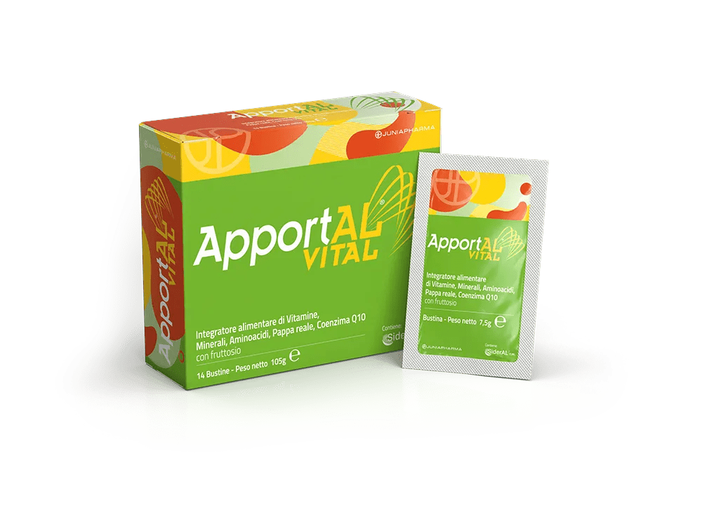 Apportal Vital Integratore di Vitamine e Minerali 14 Bustine