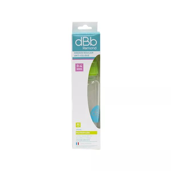 dBb Remond Biberon Régul'Air Verde Translúcido 270ml