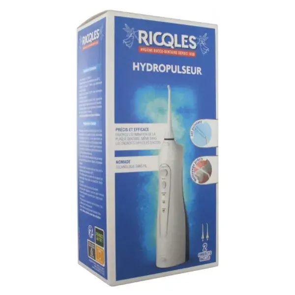 Ricqles Hydropulseur + 2 Embouts Rechargeables Prix bas — free download