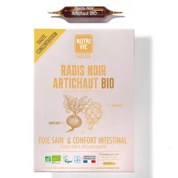 Nutrivie  Radis Noir Artichaut Bio 20 ampoules