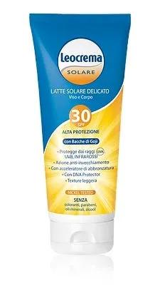 Leocrema Latte Solare Bacche Di Gojy SPF 30 Protezione Solare Anti Età 200 ml