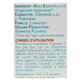 Puressentiel Huile Essentielle Marjolaine à Coquilles Bio 5ml