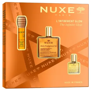 Nuxe Huile Prodigieuse Or 50 ml + Roll-on 10 ml + Bálsamo Labial Miel