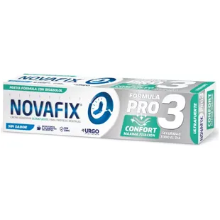 Novafix Pro3 Crème Adhésive Confort Prothèses Dentaires Ultra-résistantes Sans Saveur 40 gr