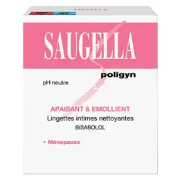 Saugella Poligyn Lingette Intime Nettoyante - 10 unités