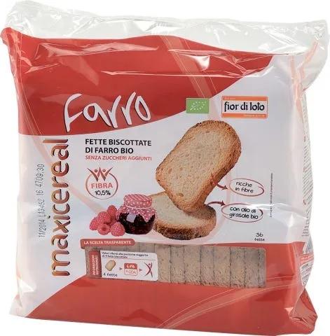 Fior di Loto Fette Biscottate di Farro Integrale Bio 300 g