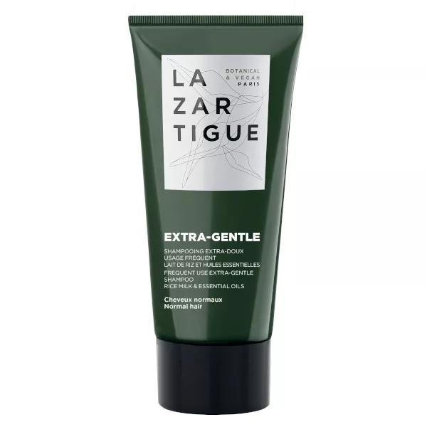 Lazartigue Extra-Gentle Champú Extra Suave con Leche de Arroz y Aceites Esenciales 50ml