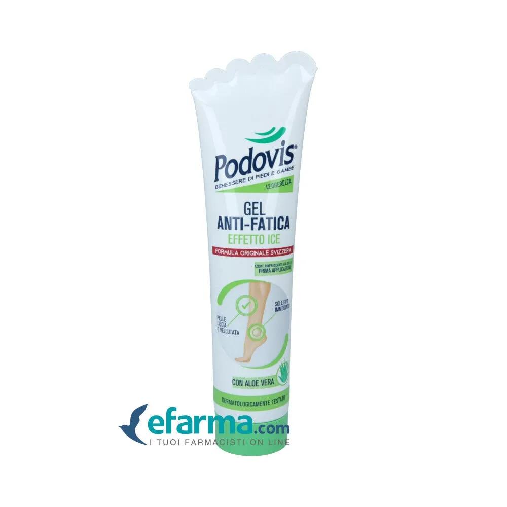 Podovis Gel Anti-Fatica Effetto Ice Sollievo Piedi e Gambe Stanche 150 ml