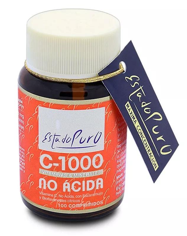 Pure State Vitamin C-1000, säurefrei, 100 Tabletten