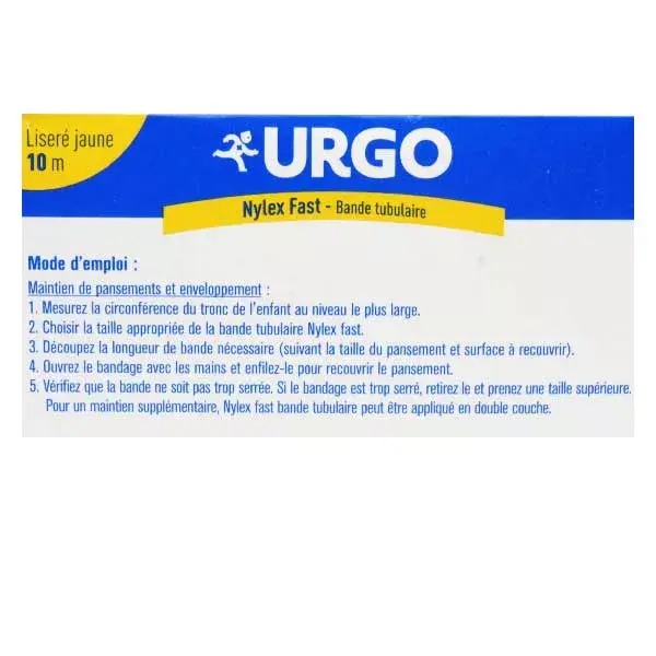 Urgo Nursing Nylex Fast Yellow Tubular Tape 10,75cm x 10m