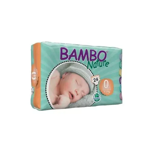 Bambo Nature Diaper Size 0 1-3kg 24 units