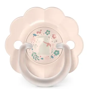 Suavinex Wonderland Pacifier with Physiological Silicone Teat SX Pro Round Shield Pink 0-6m